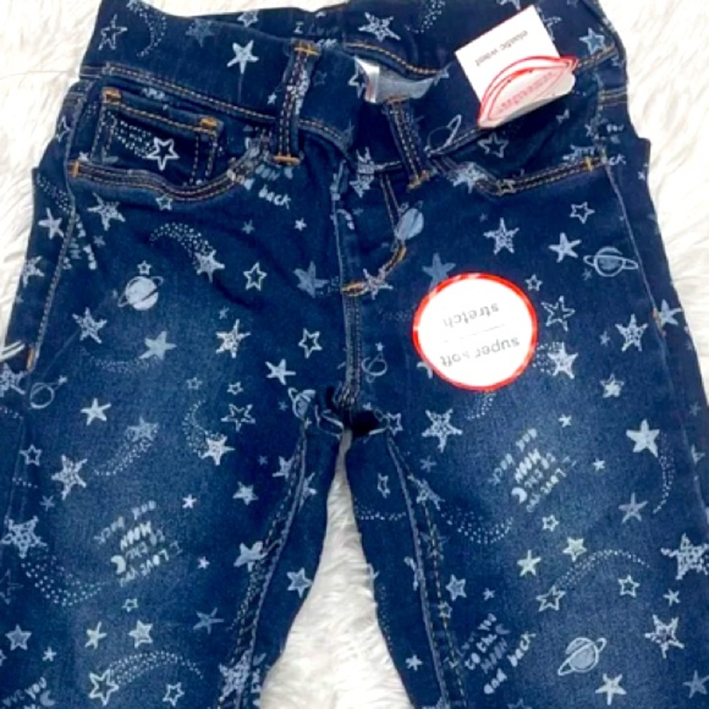 NWT Girls “I Love You to the Moon & Back” Jegging XS 4/5